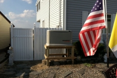 Picture Of Residential Generator Installed In New Jersey - Corbin Electrical Services